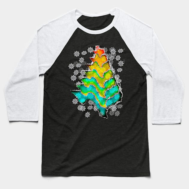 Texas Tree Baseball T-Shirt by Ripples of Time